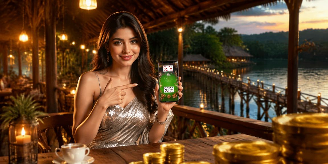 সবুজ ফেল্টের লাইভ বাক্কারাত টেবিল