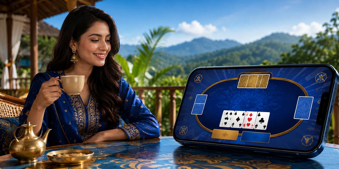 নিওন আলোয় সিক বো ডাইস গেম টেবিল