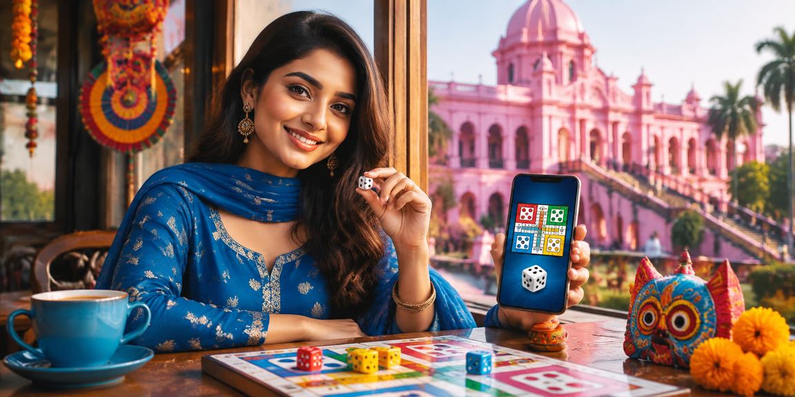 ঢাকায় সালোয়ার কামিজ পরিহিত নারী মোবাইলে jet casino ডিপোজিট করছেন